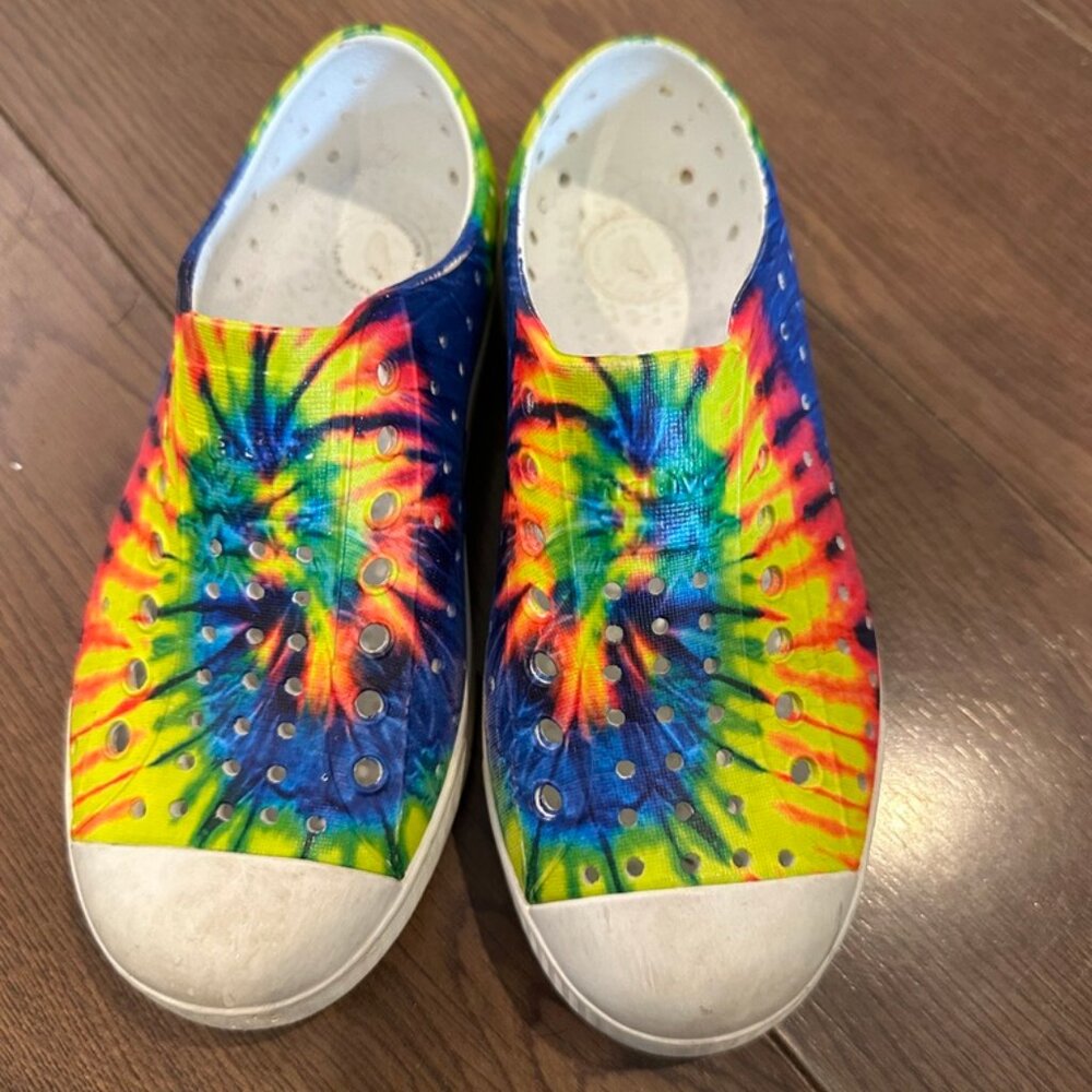 Native Tie Dye Shoes Size 12c